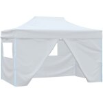 Maison chic - tente de réception, tonnelle et pergola de jardin, barnum pliable avec 4 parois 3x4 m acier ... Maison chic - tente de réception, tonnelle et pergola de jardin, barnum pliable avec 4 parois 3x4 m acier ...