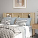 Tte de lit design industriel - pour lit adulte - chne sonoma 180x18, 5x104, 5 cm chic - 804234