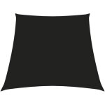 Maison chic - voile de parasol - voile d'ombrage tissu oxford trap�ze 2 / 4x3 m noir 295181