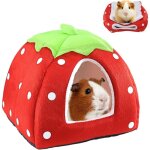 Maison pour cochon d'inde lit lapin peluche petits animaux couchages hiver interieur cabane pour chinchilla ...