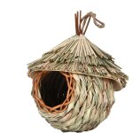 Maison pour colibri � suspendre en naturelle, nichoir tiss� � la main pour rouge - gorge, nichoir � oiseaux ...