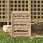 Maison exclusive - furniture limited - composteur 63, 5x63, 5x77, 5 cm bois massif de