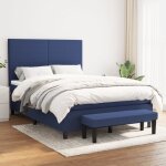 Maison exclusive - furniture limited - sommier  lattes de lit avec matelas bleu 140