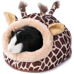 Maison d?hiver chaude pour petits animaux, abri doux pour rongeurs