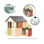 Maison de jeu - smoby - maison nature + cuisine - plastique recycl� - r�sistante aux intemp�ries - 2 ...