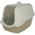 Kerbl - maison litire avec porte battante + wc filtre anti - odeurs avec poigne