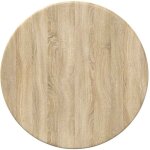 Maison exclusive - plateau de table ch�ne sonoma 30 x 30 x 1, 5 cm