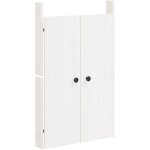 Maison exclusive - portes de cuisine d'ext�rieur meppel blanc 50x9x82 cm bois pin massif