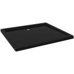 Maison exclusive - receveur de douche rectangulaire abs noir 80x90 cm