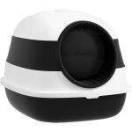 Pawhut - maison de toilette pliable - bac à litière chat avec porte battante, pelle et filtre inclus ... Pawhut - maison de toilette pliable - bac à litière chat avec porte battante, pelle et filtre inclus ...