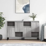 Maison chic - lot de 2 buffets, enfilade, armoire de cuisine sonoma gris bois d'ingénierie qwe98594 design ... Maison chic - lot de 2 buffets, enfilade, armoire de cuisine sonoma gris bois d'ingénierie qwe98594 design ...