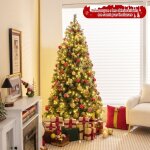 Maisonchic - arbre de noël artificiel pré - Éclairé 195cm charnière pré - décoré 909 pointes 420 lumières ... Maisonchic - arbre de noël artificiel pré - Éclairé 195cm charnière pré - décoré 909 pointes 420 lumières ...