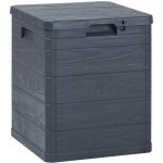 Maisonchic - armoire de jardin, coffre de jardin, bo�te de rangement de jardin 90 l anthracite pewv71623 ...