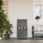 Maisonchic - armoire de jardin, coffre de jardin, boîte de rangement de jardin anthracite bois massif ... Maisonchic - armoire de jardin, coffre de jardin, boîte de rangement de jardin anthracite bois massif ...