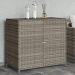 Maisonchic - armoire de jardin, coffre de jardin, boîte de rangement de jardin gris 83x45x76 cm résine ... Maisonchic - armoire de jardin, coffre de jardin, boîte de rangement de jardin gris 83x45x76 cm résine ...