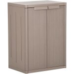 Maisonchic - armoire rangement de jardin, abri � outils de jardin, meuble rangement d' ext�rieur marron ...