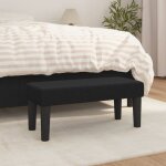 Maisonchic - banc, banquette salon moerne noir 70x30x30 cm tissu pwfn87386 design in