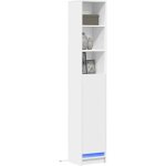 Maisonchic - buffet, bahut, meubles de rangement, commodes avec led blanc 36x32, 5x200 cm bois d'ingnierie ...