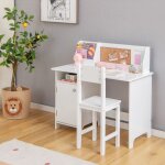 Maisonchic - bureau pour enfants avec chaise tableau d'affichage bibliothèque en bois pour le salon chambre ... Maisonchic - bureau pour enfants avec chaise tableau d'affichage bibliothèque en bois pour le salon chambre ...