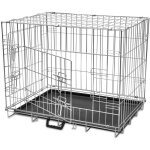 Maisonchic - cage mtallique et pliable pour chiens, enclos parc cage pour chiens m wle987562 design ...