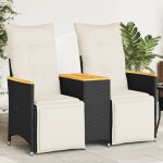 Maisonchic - canap� de jardin, canap� ext�rieur, canap� relax de jardin inclinable 2 places avec table ...