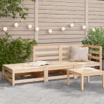 Maisonchic - canap� de jardin, salon de jardin, canap� relax et repose - pieds 2 places bois de pin massif ...
