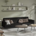 Maisonchic - canapé - lit 2 places, canapé convertible, banquette sofa de salon, noir velours kef653962 ... Maisonchic - canapé - lit 2 places, canapé convertible, banquette sofa de salon, noir velours kef653962 ...