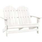 Maisonchic - chaise adirondack de jardin 2 places - chaise d'ext�rieur, fauteuil de jardin bois de sapin ...