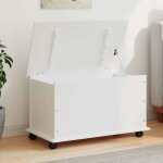 Maisonchic - coffre de rangement, banc de rangement, boîte de rangement et roulettes alta blanc bois ... Maisonchic - coffre de rangement, banc de rangement, boîte de rangement et roulettes alta blanc bois ...