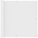 Maisonchic - cran de balcon - brise vue pour balcon blanc 90x600 cm tissu oxford pwfn62822 ds3541 design ...