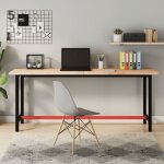 Maisonchic - dessus de plan de travail 180x55x2, 5 cm bois massif de htre, asaf68386 design in