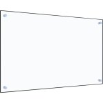 Maisonchic - dosseret de cuisine, fond de hotte transparent 80x50 cm verre tremp� wrg822707 design in ...