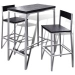 Ensemble de bar  petit - djeuner, table mange - debout tabouret haute cuisine set, salle  manger bistrot ...