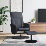 Maisonchic - fauteuil relax, fauteuil de massage inclinable repose - pied gris foncé velours pwfn88130 ... Maisonchic - fauteuil relax, fauteuil de massage inclinable repose - pied gris foncé velours pwfn88130 ...