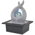 Maisonchic - fontaine d'int�rieur avec lampe led polyr�sine sdsa86144 design in