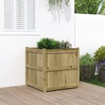 Maisonchic - jardinière, bac à fleurs, pot de fleurs d'extérieur 70x70x70 cm bois de pin imprégné con3386 ... Maisonchic - jardinière, bac à fleurs, pot de fleurs d'extérieur 70x70x70 cm bois de pin imprégné con3386 ...
