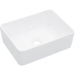 Maisonchic - lavabo salle de bain, vasque bac � laver 40x30x13 cm c�ramique blanc con241477 design in ...