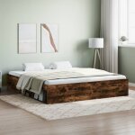 Maisonchic - lit adulte - 180 x 200 cm, cadre de lit chêne fumé 180x200 cm super king ksaw97336 design ... Maisonchic - lit adulte - 180 x 200 cm, cadre de lit chêne fumé 180x200 cm super king ksaw97336 design ...