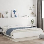 Maisonchic - lit adulte - 180x200 cm avec tiroirs blanc bois d'ingnierie peor57388 design in