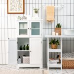 Maisonchic - meuble rangement 58x30x109 cm Étagère réglable polyvalent salon bureau cuisine blanc cwxt5538 ... Maisonchic - meuble rangement 58x30x109 cm Étagère réglable polyvalent salon bureau cuisine blanc cwxt5538 ...