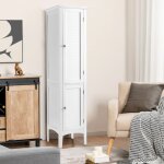 Maisonchic - meuble de rangement salle de bain, meuble colonne sur pied 5 niveaux organisateur 37x37x160cm ... Maisonchic - meuble de rangement salle de bain, meuble colonne sur pied 5 niveaux organisateur 37x37x160cm ...