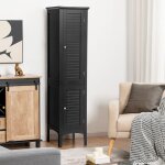 Maisonchic - meuble de rangement salle de bain, meuble colonne sur pied 5 niveaux organisateur 37x37x160cm ...