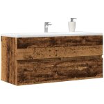 Maison chic - meuble de salle de bain, armoire lavabo, meuble sous vasque vieux bois 100x38, 5x45 cm ...