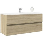 Maisonchic - meuble sous vasque, armoire d'�vier, meuble de salle de bain de salle de bain ch�ne sonoma ...