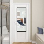 Maisonchic - miroir � suspendre sur porte avec crochets de suspension r�glables en hauteur 36, 5 x 107 ...