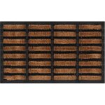 Maisonchic - paillasson rectangulaire 45x75 cm caoutchouc et fibre de coco con143453 design in