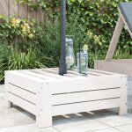 Maisonchic - pied de parasol, couvercle de base de parasol blanc bois massif de pin con925164 design ... Maisonchic - pied de parasol, couvercle de base de parasol blanc bois massif de pin con925164 design ...