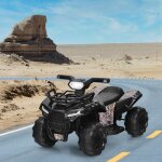 Maisonchic - quad lectrique enfants avec 4 roues antidrapantes musique klaxon lumire led guidon lisse ...