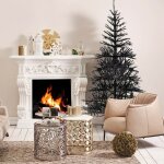 Maisonchic - sapin de noël, arbre de noël noir 180 cm artificiel, arbre de noël, arbre de noël halloween ... Maisonchic - sapin de noël, arbre de noël noir 180 cm artificiel, arbre de noël, arbre de noël halloween ...