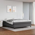 Maisonchic - sommier � lattes de lit, 180x200 cm, sommier pour lit adulte gris similicuir uop11787 design ...